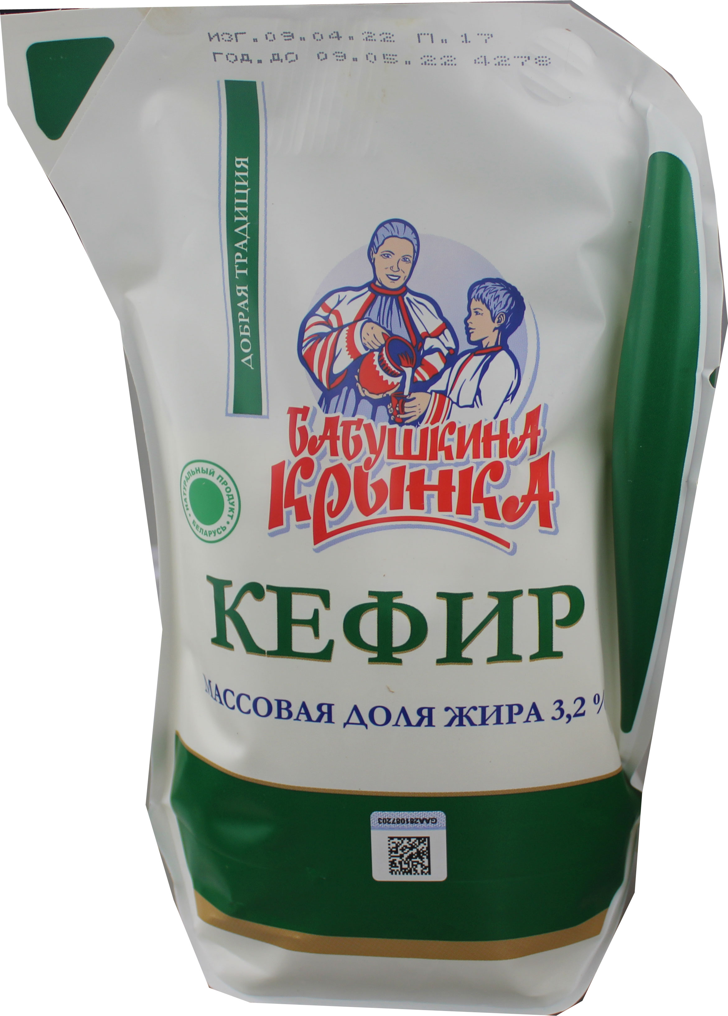 Купить Кефир 3,2% 900г уп. Ecolean Бабушкина крынка